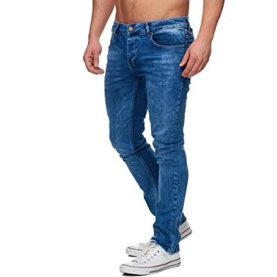 Afbeelding van Tazzio Straight leg jeans, Heren, Maat: 38xL36, Blau