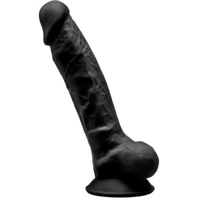 Afbeelding van Dildo Dual Density Silicone Mod. 1 7 Black