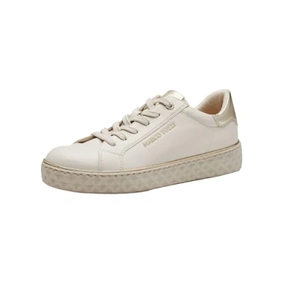 Afbeelding van Marco Tozzi Sneakers laag cream, Dames, Maat: 41, Cream Hoogwaardig imitatieleer