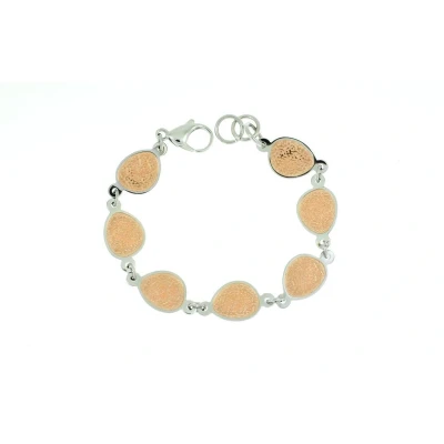 Afbeelding van Edelstaal RVS armband deels verguld met rosé goud model CHRISTINE van nd creation
