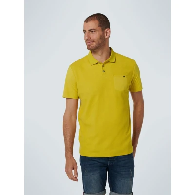 Afbeelding van No Excess Polo Jacquard Mix Lime maat M heren met Regular fit Pasvorm Katoen Suitable Herenkleding Poloshirt