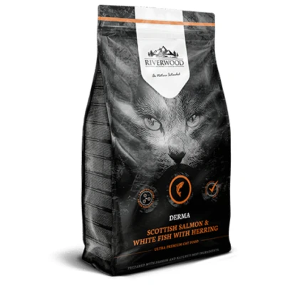 Afbeelding van Riverwood Cat Derma Zalm&amp;Witvis Kattenvoer 300 g