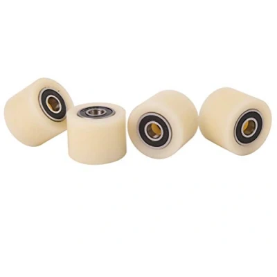 Afbeelding van 4 stuks Nylon Polyamide Rollers 40 mm diameter 30 breed 10 lager Precies bewerkt in de EU (40 10)