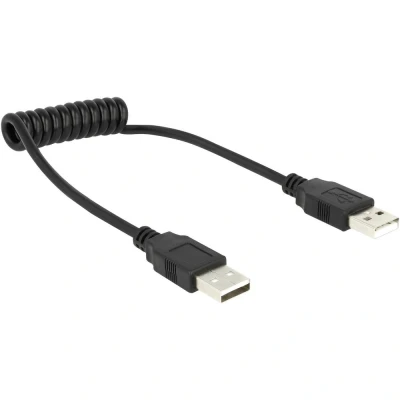 Afbeelding van Kabel USB 2.0 A uitbreiding St/St spiraalkabel Delock
