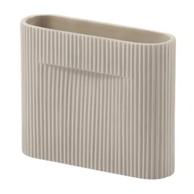 Afbeelding van Muuto Ridge vaas 16,5 cm Beige
