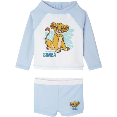 Afbeelding van Vertbaudet Badpakset Simba T shirt met UV bescherming + zwembroek Disney® LEEUWENKONING