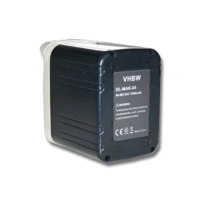 Afbeelding van vhbw NiMH accu 1500 mAh (24 V) voor elektrisch gereedschap Makita BDF460WA, BDF460WAE, BHP460, BHP460SF, BHP460SH zoals B2417, B2420, B2430, 193127 4.