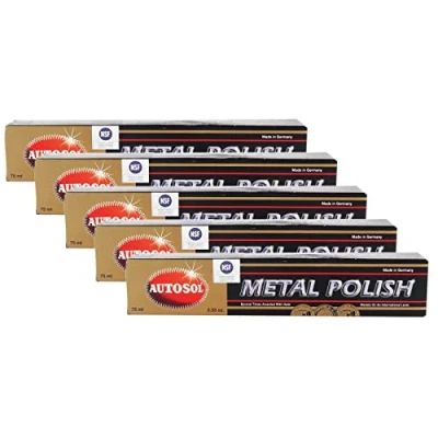Afbeelding van 5 x Autosol Metal Polish Edel Chroomglans Chroom 75 ml