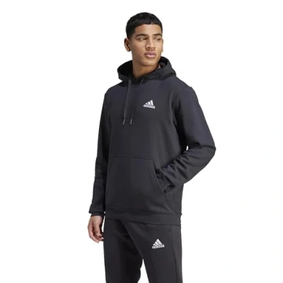 Afbeelding van adidas Performance Feelcozy Hoodie, Heren, Maat: Large, Black/white