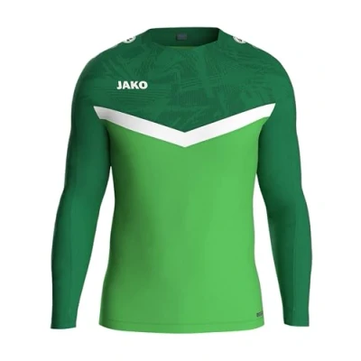 Afbeelding van JAKO Sweater Iconic rood/wijnrood L zachtgroen/sportgreen / M