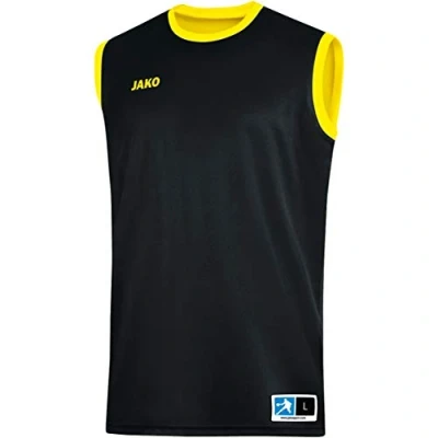 Afbeelding van JAKO Omkeerbare Jersey Change 2.0, Uniseks Kind, Zwart/Citroen, XXS