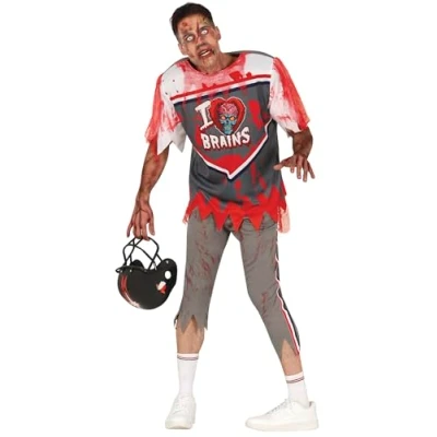 Afbeelding van Fiestas Guirca Zombie rugby player maat M (48 50) (Dana)