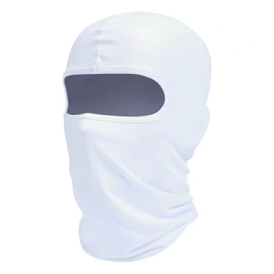 Afbeelding van Fuinloth Bivakmuts Gezichtsmasker, Zomer Koel Nek Gaiter, UV Beschermende de Skisjaal van Motorfiets Beschermer voor Mannen/Vrouwen Wit