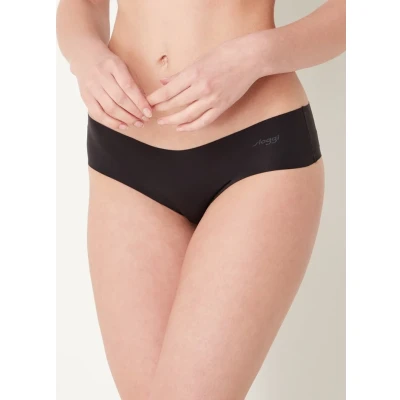 Afbeelding van Sloggi dames ZERO Microfibre naadloze hipster in 2 pack de kleur Zwart, maat: L