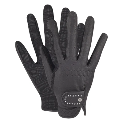 Afbeelding van Elt Rijhandschoen Allrounder Stras Zwart Ruiteraccessoires Small