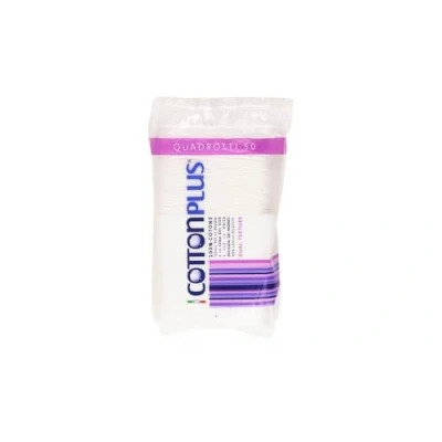 Afbeelding van Cotton Plus Quadrotti wattenpads, 100% hydrofiele katoen, dubbele textuur, 50 pads