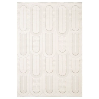 Afbeelding van Retro Vloerkleed Forme Pavé Ivoor 160x230 Cm