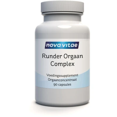 Afbeelding van Nova Vitae Runder Orgaan Complex Grasgevoerd Beef Organ Lever Nier Hart Pancreas Milt 90 capsules