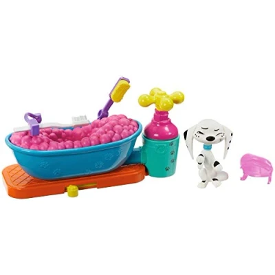 Afbeelding van 101 Dalmatian street Brush and Bubble Dolly speelset Dalmatiërs Borstel en was