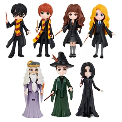 Afbeelding van Wizarding World Harry Potter Deluxe set met 7 verzamelfiguren en geschenkverpakking