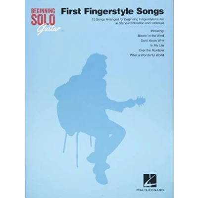 Afbeelding van FIRST Fingerstyle Songs GUITARE: 15 Arranged for Beginning Guitar in Standard Notation and Tablature