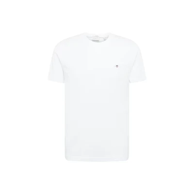 Afbeelding van GANT Shield Tshirt basic, Heren, Maat: Small, White