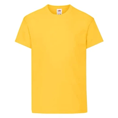 Afbeelding van Fruit of the Loom Origineel T shirt voor jongens, Blauw (Azure Blue), 9 11 jaar