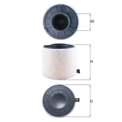 Afbeelding van Mahle Original Luchtfilter LX 4407
