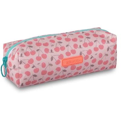 Afbeelding van Lannoo Graphics PAPERSALAD PENNENZAK VIERKANT 21CM PINK / CHERRIES