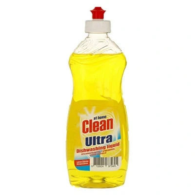 Afbeelding van 12x At Home Clean Ultra Afwasmiddel Lemon 500 ml