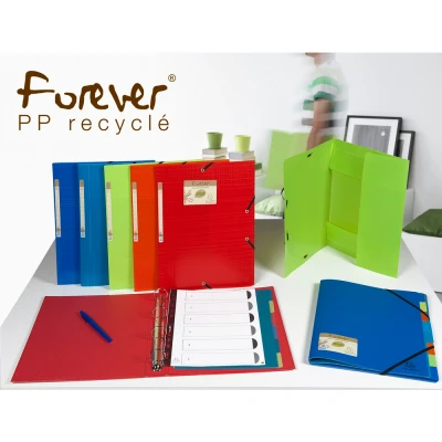 Afbeelding van Sorteermap Forever A4 PP 8vaks blauw