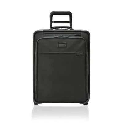 Afbeelding van Briggs &amp; Riley Baseline Uprights, Zwart, 21 inch Global Carry On, Wereldwijde handbagage met 2 wielen