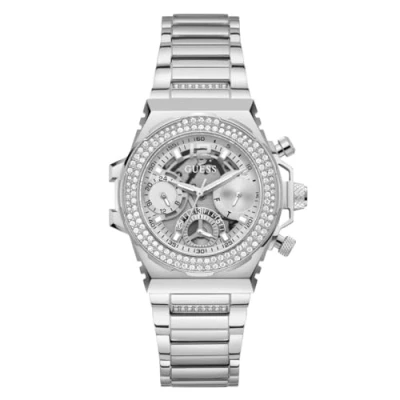 Afbeelding van GUESS dames Fusion horloge GW0552L1 in de kleur Zilver