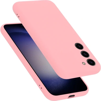 Afbeelding van Cadorabo Hoesje geschikt voor Samsung Galaxy S24 PLUS Case in LIQUID ROZE Beschermhoes TPU silicone Cover