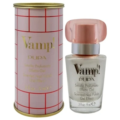 Afbeelding van Pupa Milano Vamp! Scented Nail Polish Gel Effect 125 White Snow 9ml