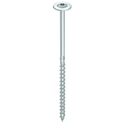 Afbeelding van HECO TOPIX Plus tellerkopschroef 8x260mm verzinkt deeldraad T40 61351 (Per 50 stuks)