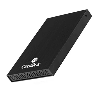 Afbeelding van CoolBox Slimchase 2512 harde schijf behuizing 2.5 USB 2.0 compatibel met 2,5 inch / 9,5 mm, plug &amp; play, incl. montagekit en kabel zwart.