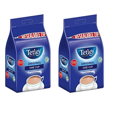 Afbeelding van Tetley Originele One Cup Zwarte Theezakjes Case van 2x1100 packs