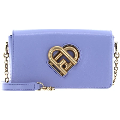 Afbeelding van FURLA Leren Schoudertas Avondtas My Joy Mini Crossbody Lilas Paars