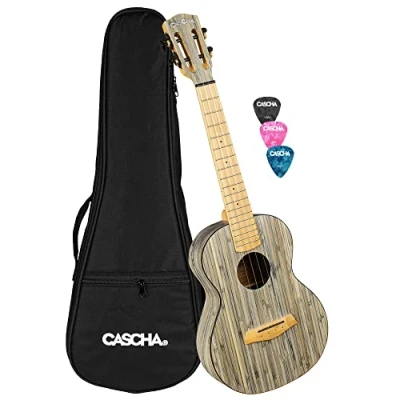 Afbeelding van Cascha HH 2317 Bamboo Graphite tenor ukelele set