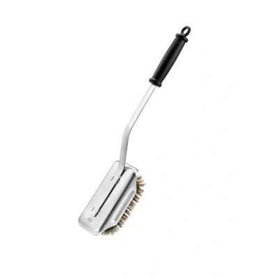 Afbeelding van RÖSLE Barbecue reinigingsborstel SlideX, hoogwaardige grillborstel met lange steel en kunststof handvat, verwisselbare borstelharen, messing, lengte: 47,5 cm breedte: 8,4 hoogte: 8,5