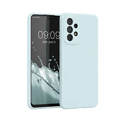 Afbeelding van kwmobile telefoonhoesje compatibel met Samsung Galaxy A33 5G hoesje Zachte case voor smartphone Back cover in cool mint