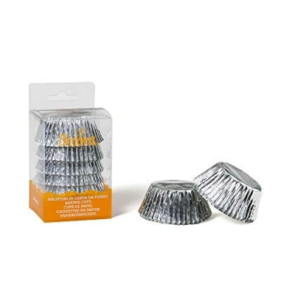 Afbeelding van DECORA 0339793 Zilver 60 Bakbekers 50 X 32 MM, Carta da Forno