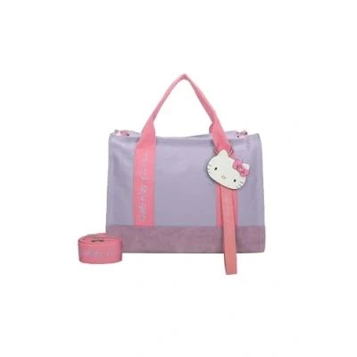 Afbeelding van Fritzi aus Preußen Schoudertas Canvas Hello Kitty Tote Bag Lilac Cat Paars