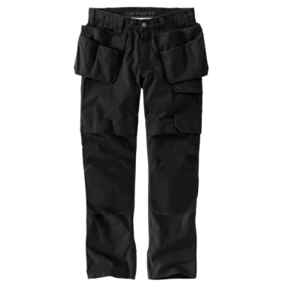 Afbeelding van Carhartt Heren Steel Rugged Flex Relaxed Fit Ripstop Double Front Cargo Multi Pocket Work Utility Pants, zwart, 32W x 32L