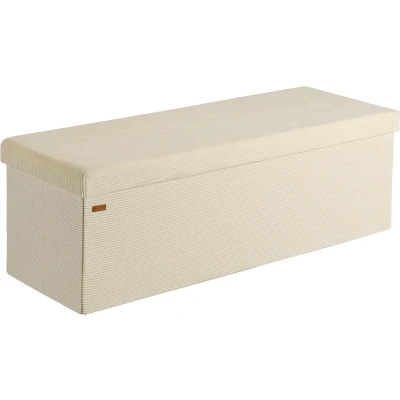 Afbeelding van Casaria Opbergbox Vouwbaar 114x38x38cm M Ripstof 130L Beige