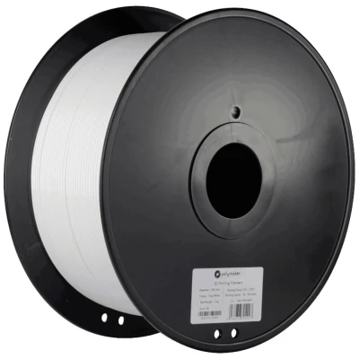 Afbeelding van Polymaker 70499 PolyMax Tough Filament PC (polycarbonaat) Hoge stijfheid, Hittebestendig, Slagvast 2.85 mm 3000 g Wit 1 stuk(s)
