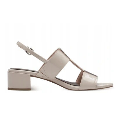 Afbeelding van Marco Tozzi Sandalen, Dames, Maat: 37, Powder Hoogwaardig imitatieleer