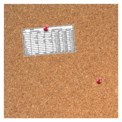 Afbeelding van Prikbord Desq 35x35cm kurk
