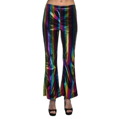 Afbeelding van Boland Flarebroek Sunflower (L/XL) Volwassenen Hippie 60&#039;s 70&#039;s Hippies Flower Power